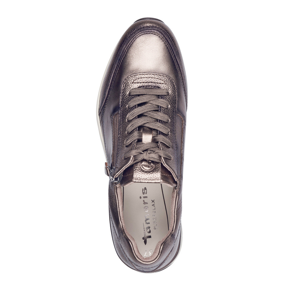 detail Dámské tenisky TAMARIS 23765-43-900 hnědá W4