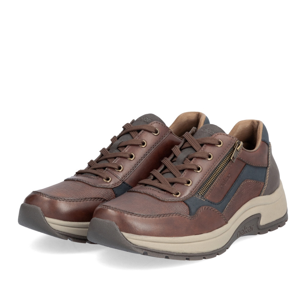 detail Pánské polobotky RIEKER 11001-25 hnědá W4