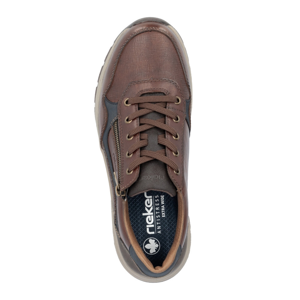 detail Pánské polobotky RIEKER 11001-25 hnědá W4