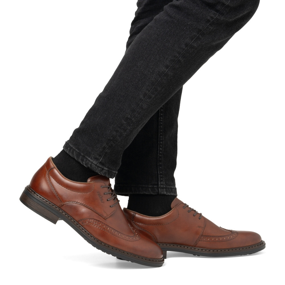 detail Pánské polobotky RIEKER 17620-24 hnědá W5