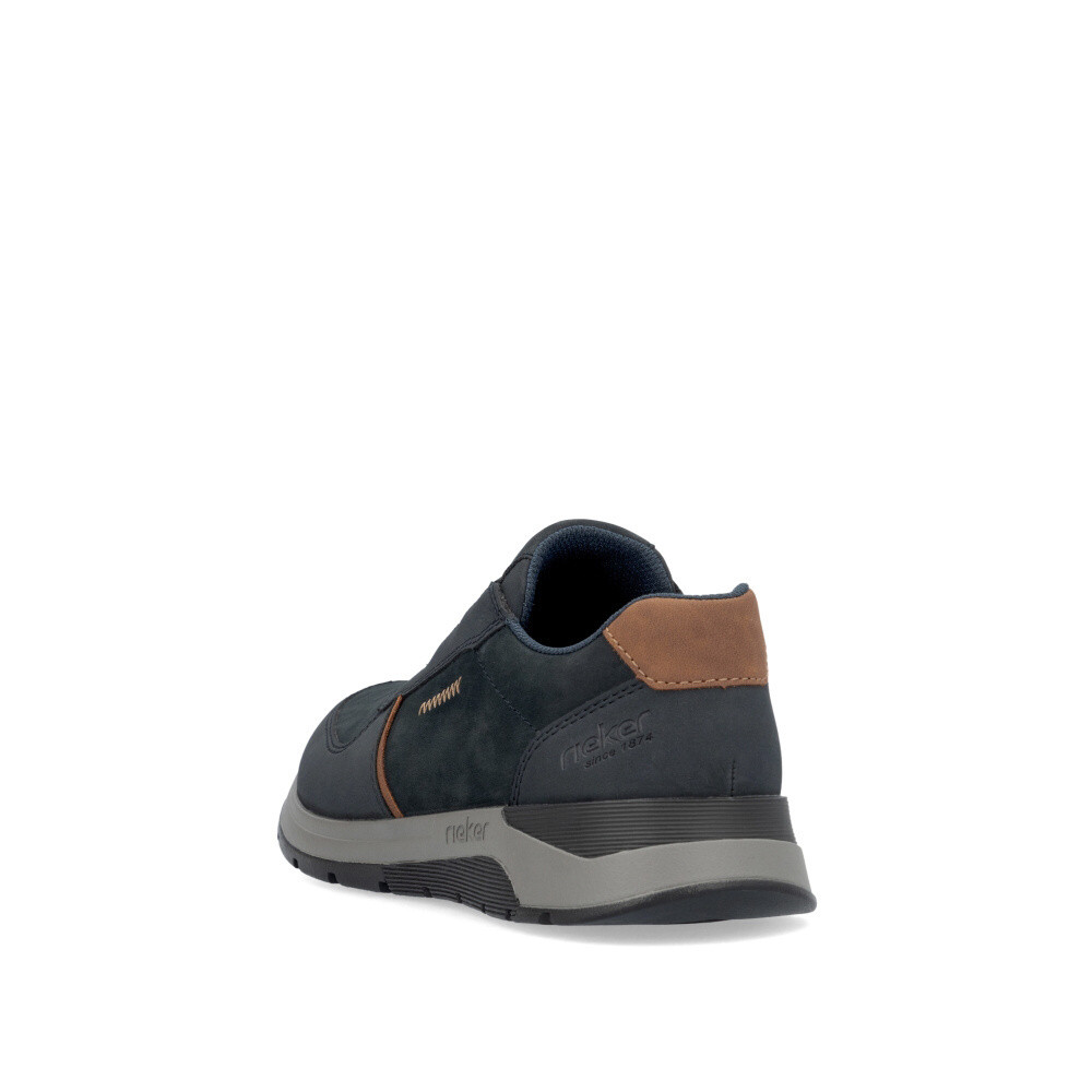 detail Pánské mokasíny RIEKER 39652-14 modrá W5