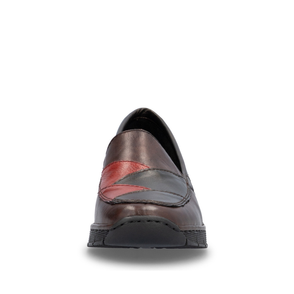 detail Dámské mokasíny RIEKER 53785-25 hnědá W4