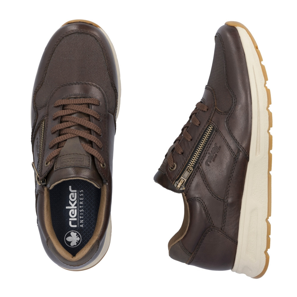 detail Pánské tenisky RIEKER B0701-25 hnědá W4