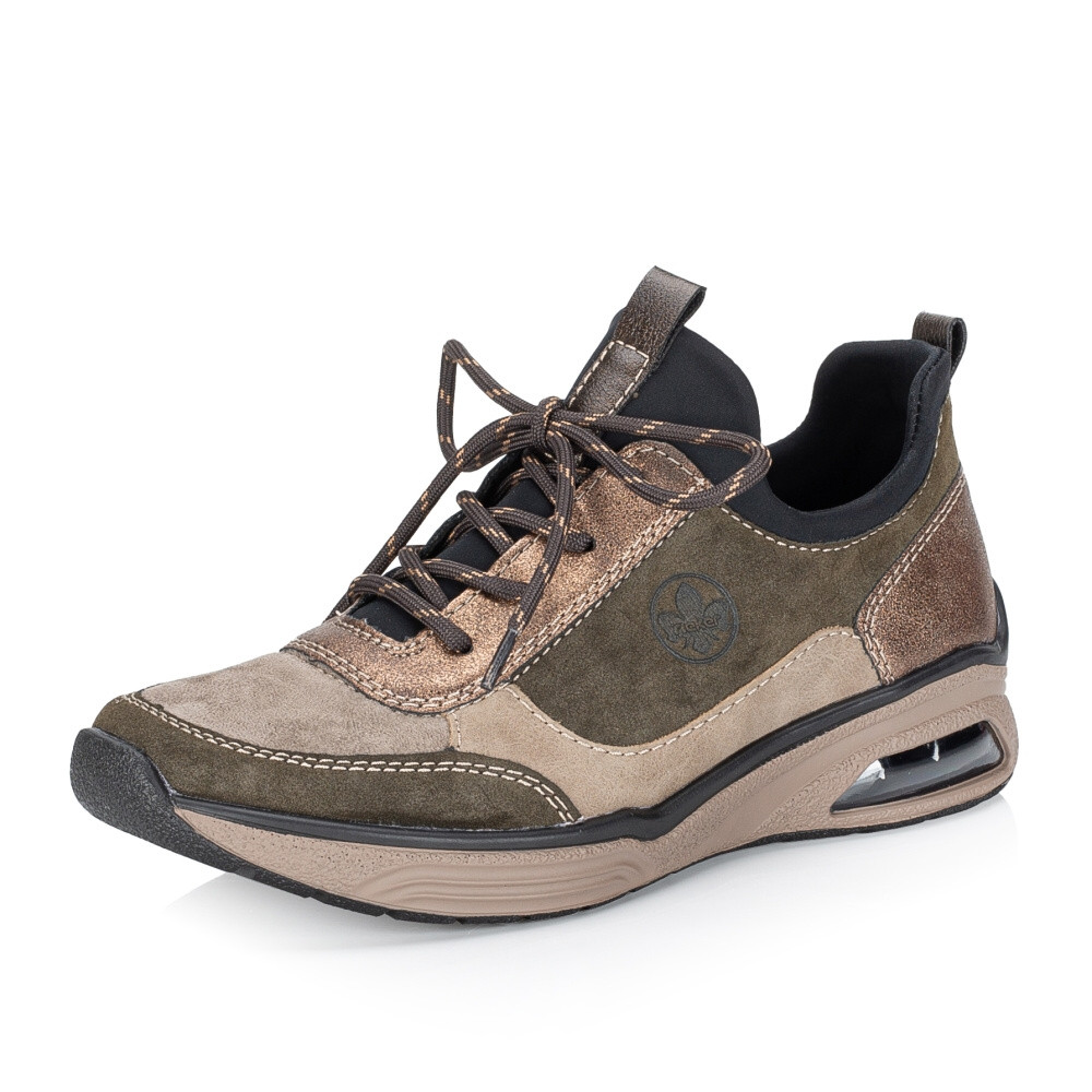 detail Dámské tenisky RIEKER M5660-64 béžová W4