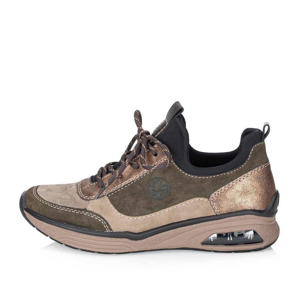 detail Dámské tenisky RIEKER M5660-64 béžová W4