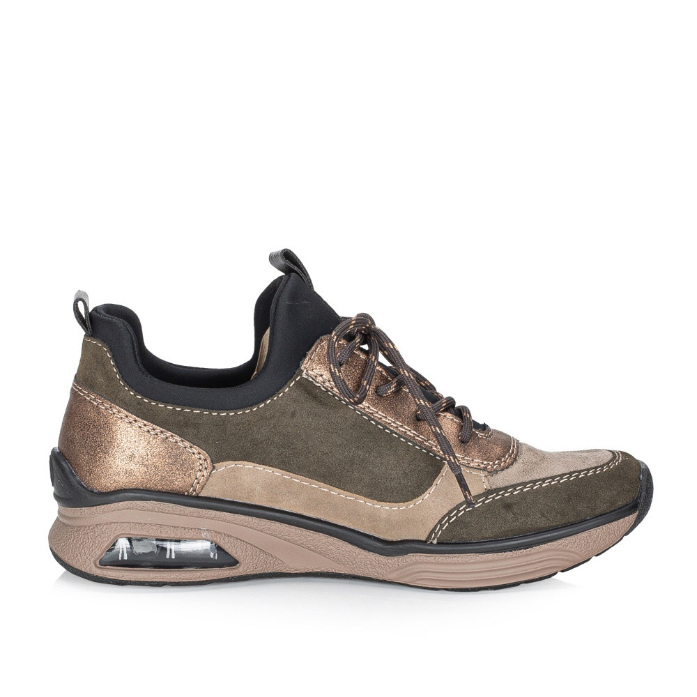 detail Dámské tenisky RIEKER M5660-64 béžová W4