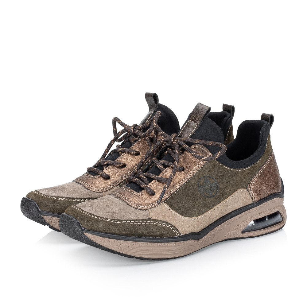 detail Dámské tenisky RIEKER M5660-64 béžová W4