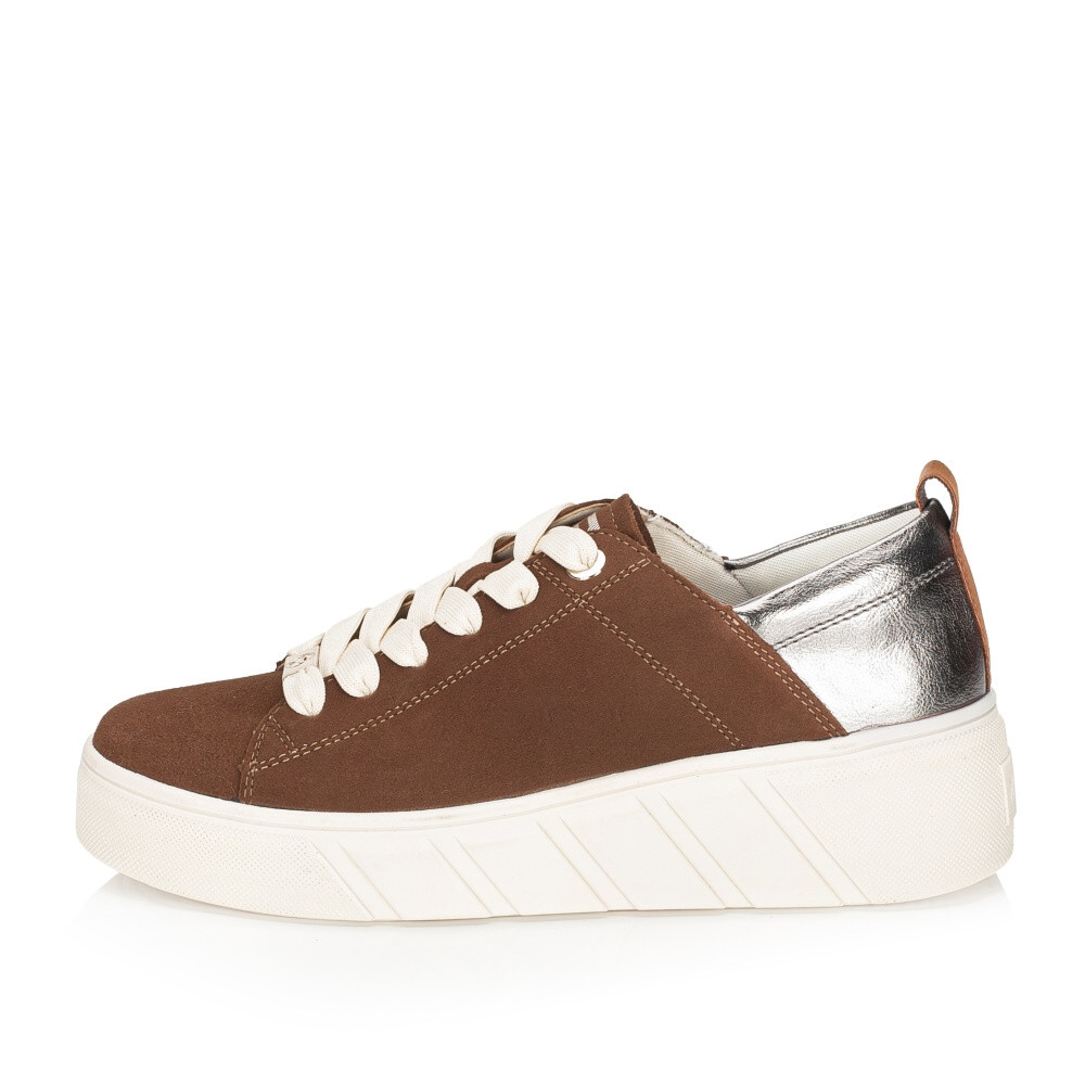 detail Dámské tenisky RIEKER REVOLUTION W0502-24 hnědá W4