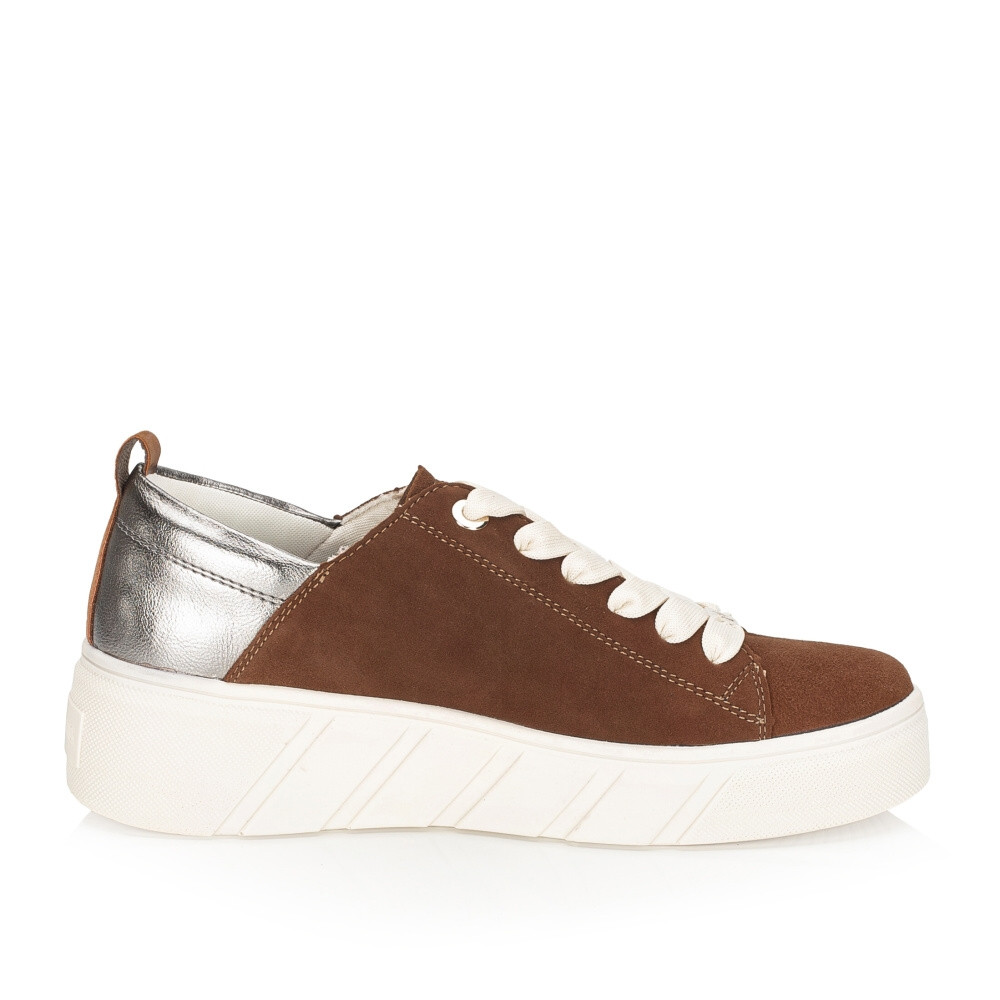 detail Dámské tenisky RIEKER REVOLUTION W0502-24 hnědá W4