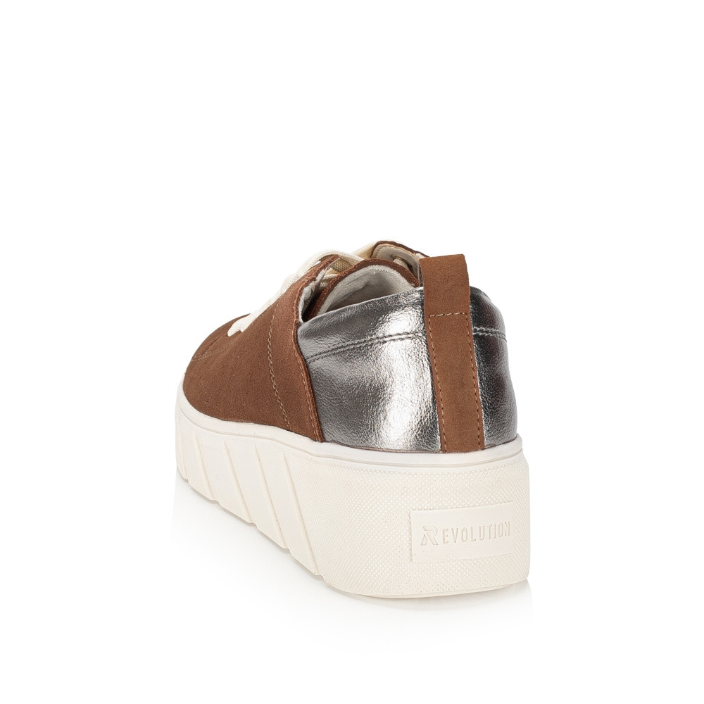 detail Dámské tenisky RIEKER REVOLUTION W0502-24 hnědá W4