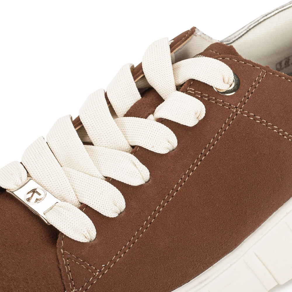 detail Dámské tenisky RIEKER REVOLUTION W0502-24 hnědá W4