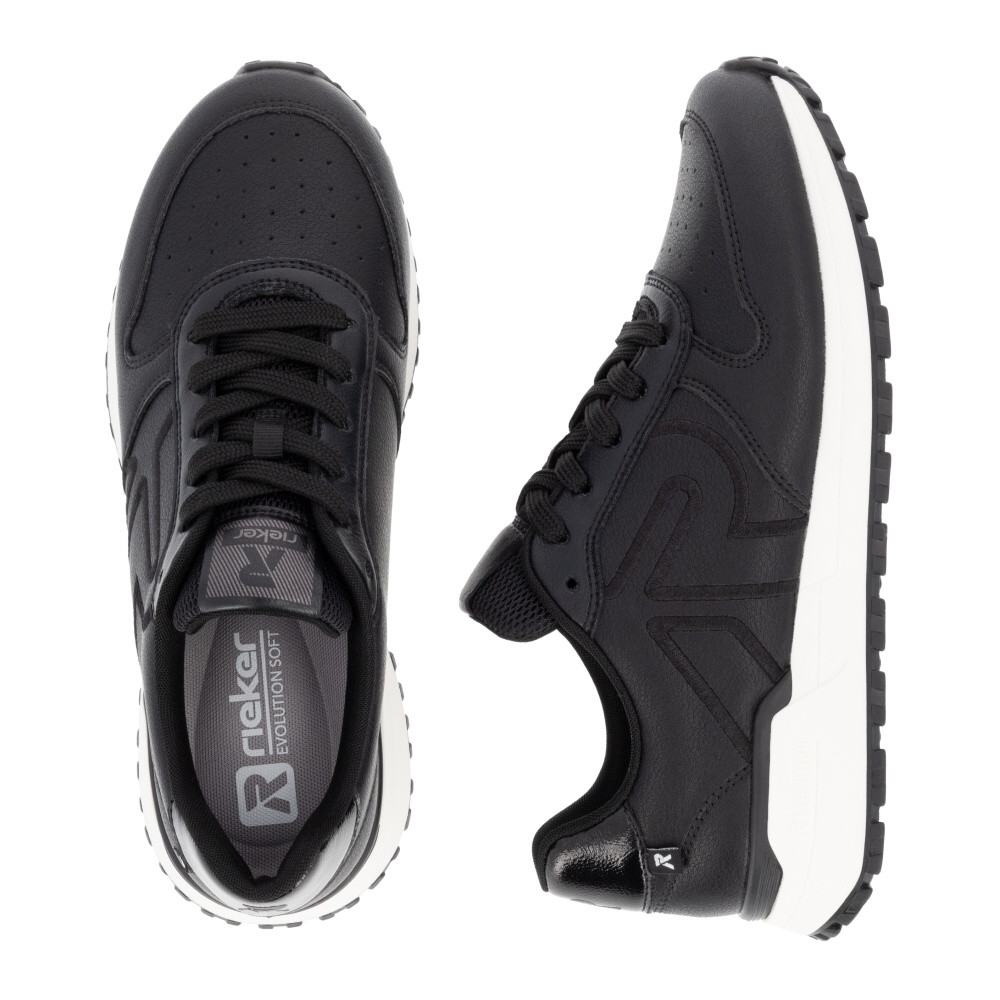 detail Dámske tenisky RIEKER REVOLUTION W0606-00 čierna W4
