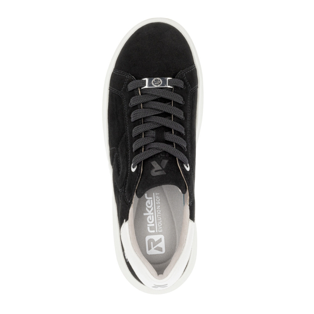 detail Dámske tenisky RIEKER REVOLUTION W1204-00 čierna W4