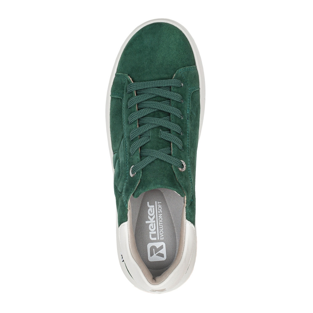 detail Dámské tenisky RIEKER W1204-54 zelená W4