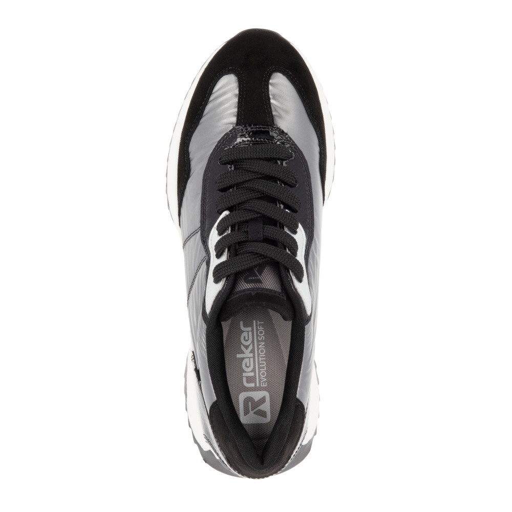 detail Dámské tenisky RIEKER W1306-42 šedá W4