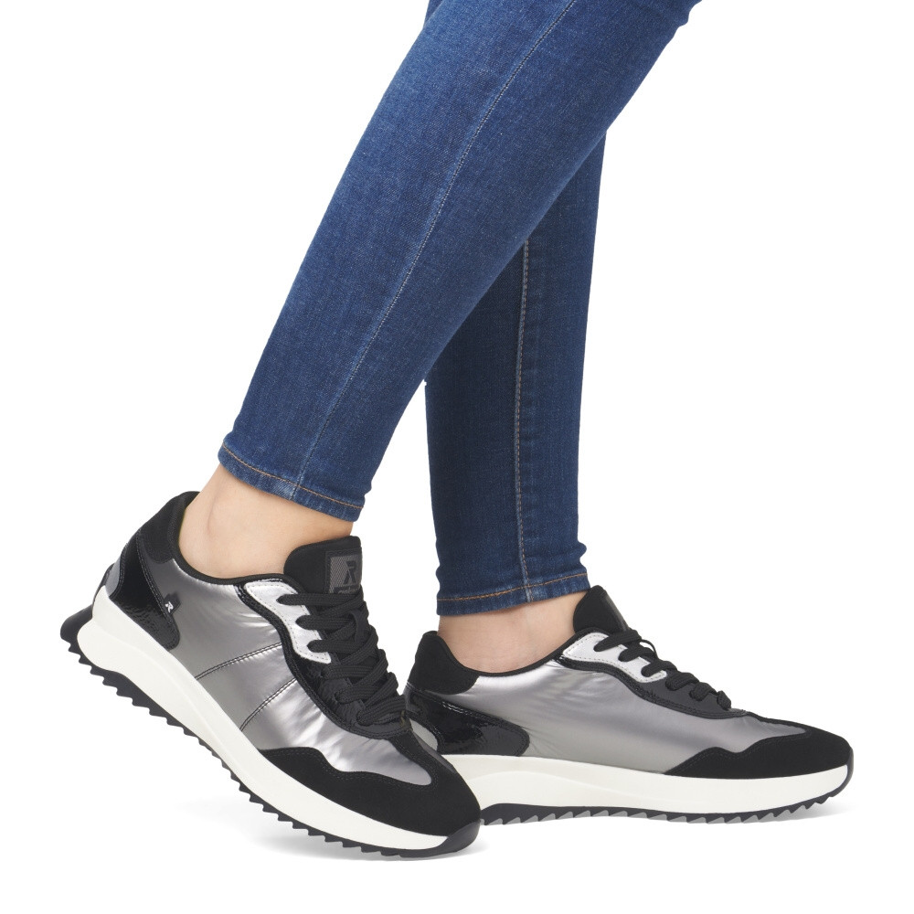 detail Dámské tenisky RIEKER W1306-42 šedá W4