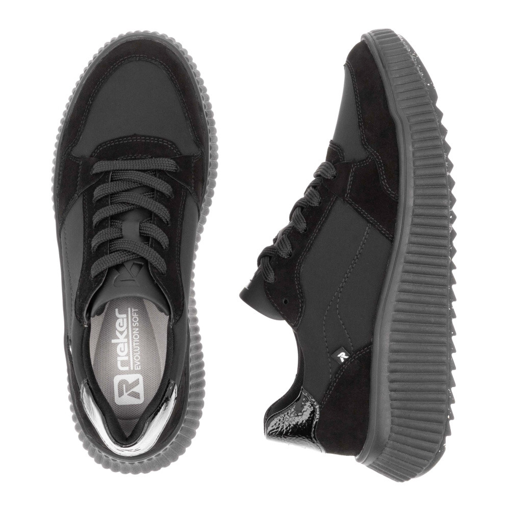 detail Dámské tenisky RIEKER REVOLUTION W1700-00 černá W4