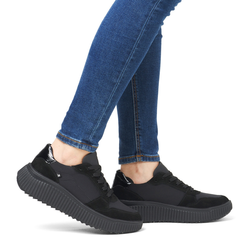 detail Dámské tenisky RIEKER REVOLUTION W1700-00 černá W4