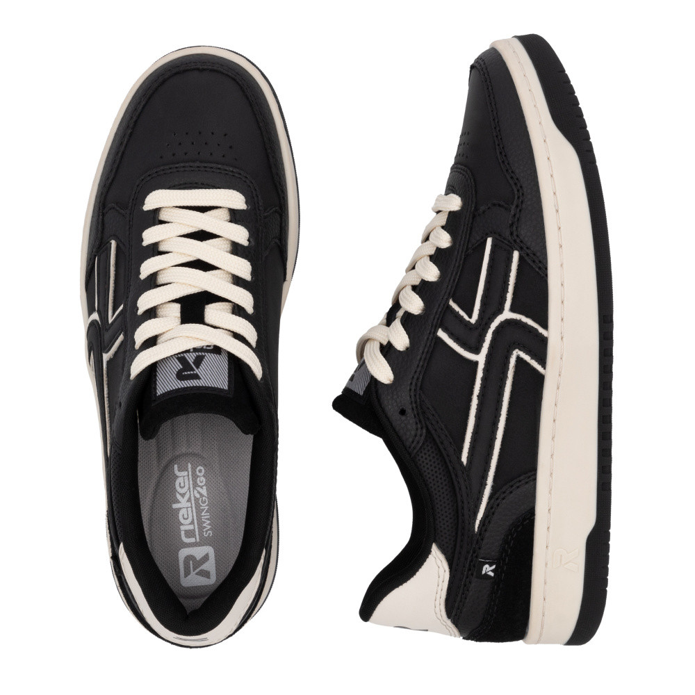 detail Dámské tenisky RIEKER W1900-00 černá W4