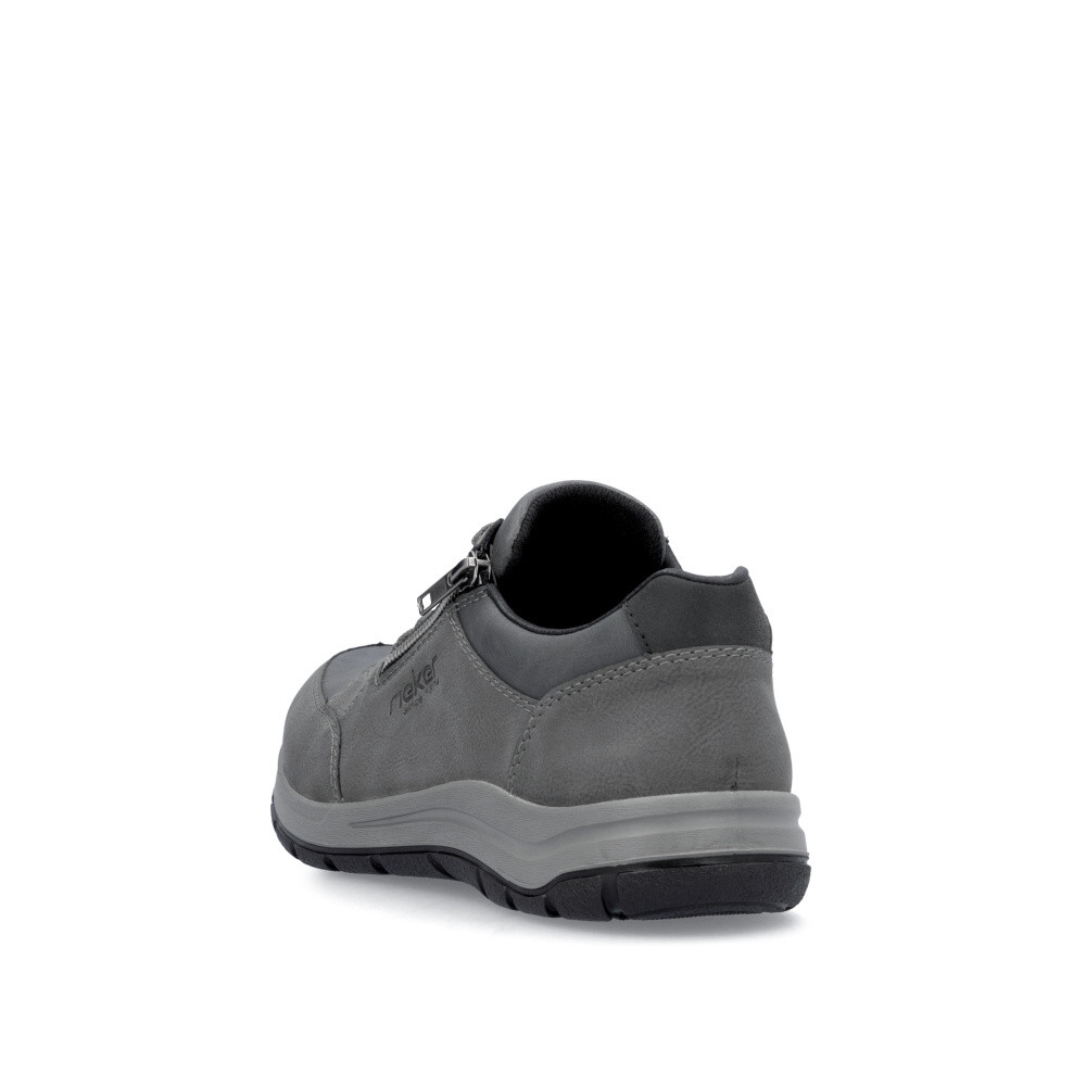 detail Pánské polobotky RIEKER 03600-45 šedá W4