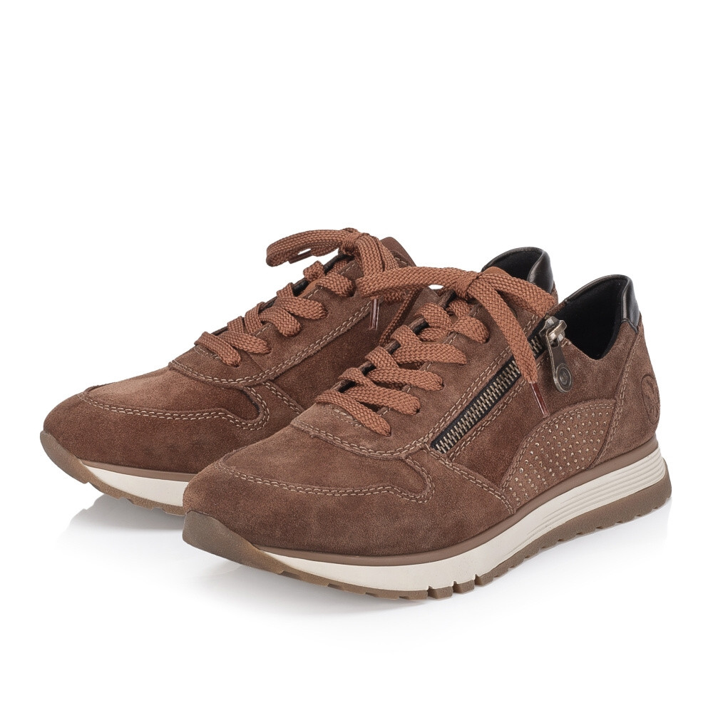 detail Dámské tenisky RIEKER 49001-24 hnědá W4