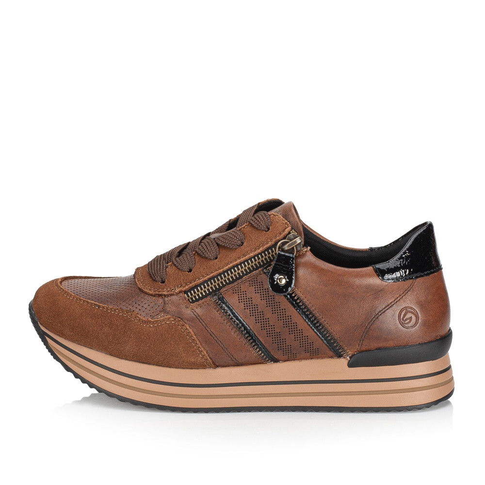 detail Dámské tenisky REMONTE D1318-22 hnědá W4