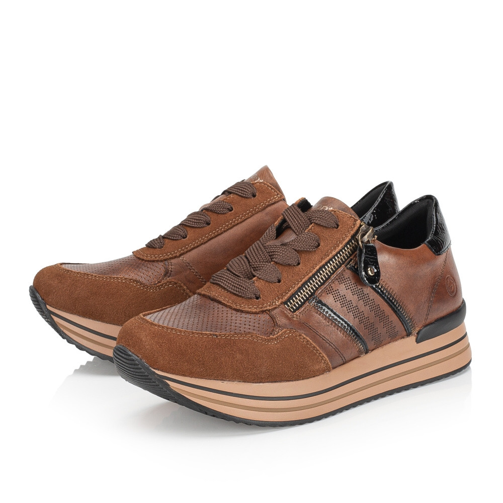 detail Dámské tenisky REMONTE D1318-22 hnědá W4