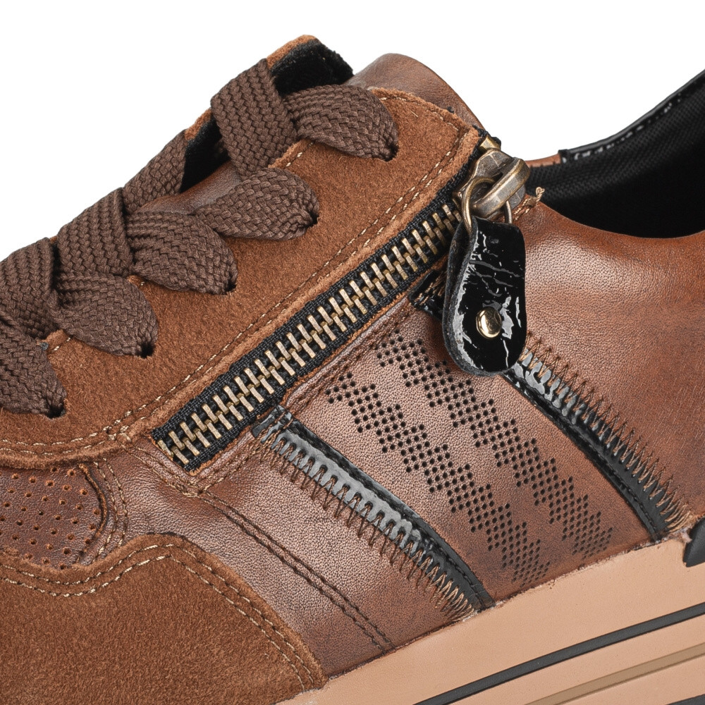 detail Dámské tenisky REMONTE D1318-22 hnědá W4