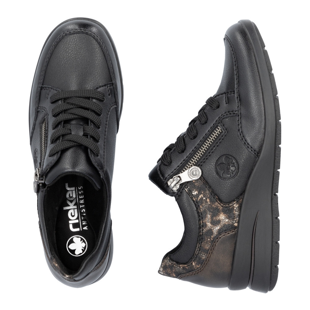 detail Dámské tenisky RIEKER L4801-00 černá W4