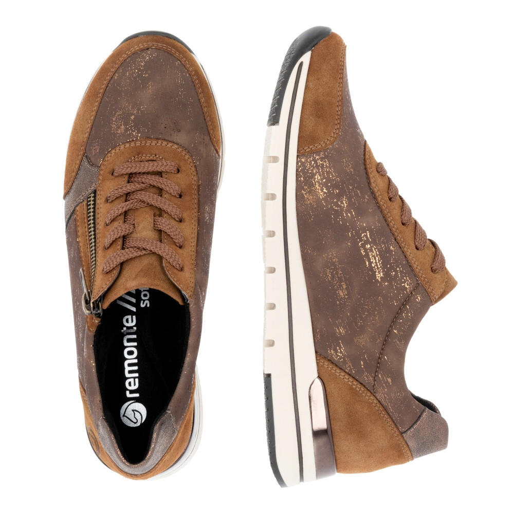 detail Dámské tenisky REMONTE R6700-22 hnědá W4