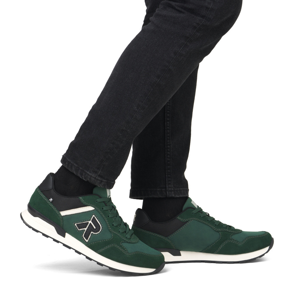 detail Pánské tenisky RIEKER REVOLUTION U0309-54 zelená W4