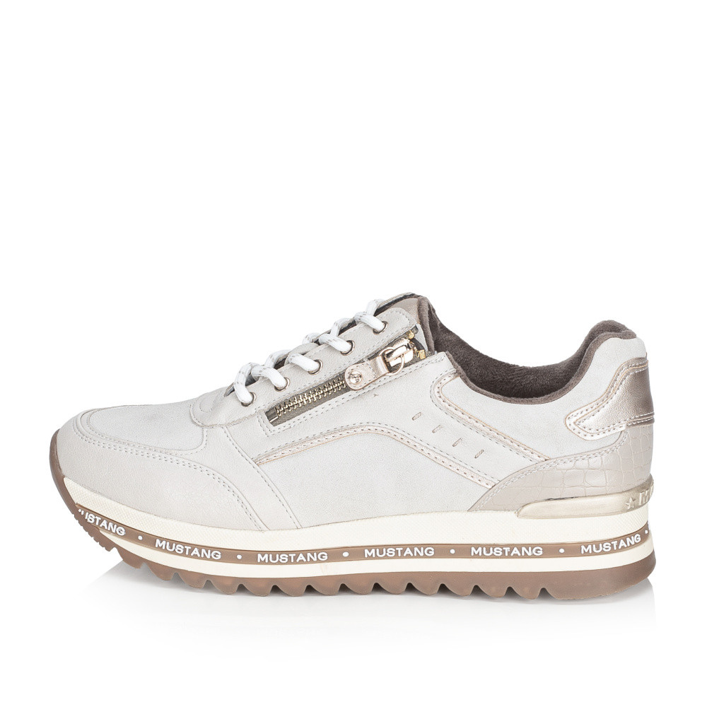detail Dámské tenisky MUSTANG 1364301-243 béžová W4