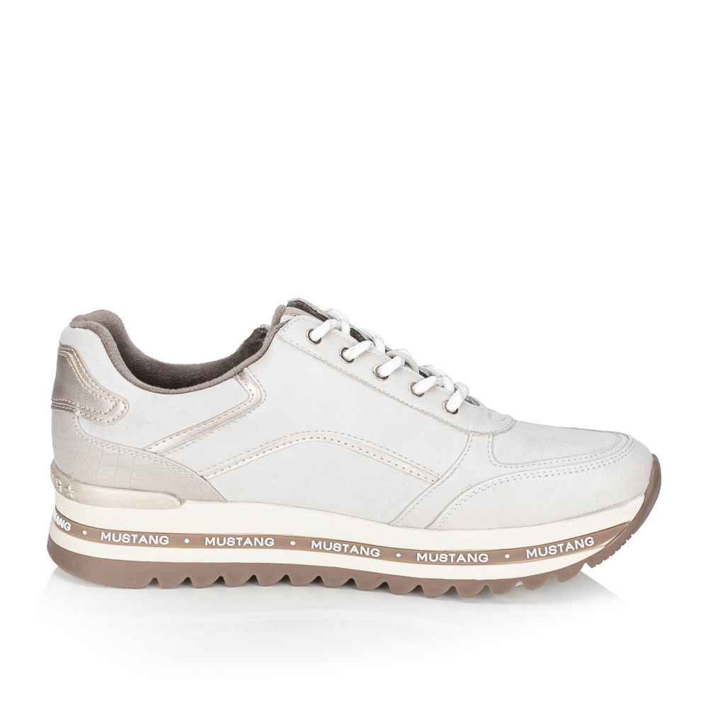detail Dámské tenisky MUSTANG 1364301-243 béžová W4
