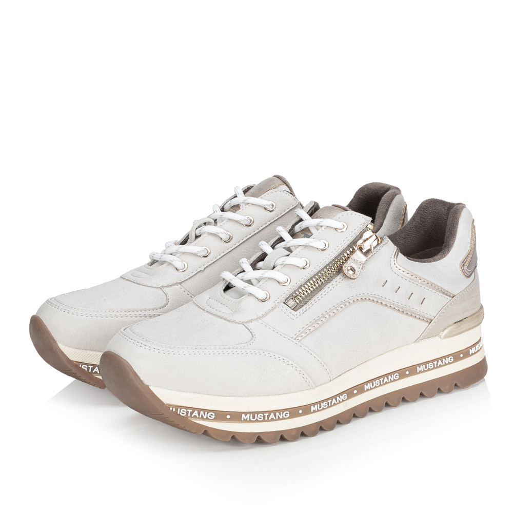 detail Dámské tenisky MUSTANG 1364301-243 béžová W4