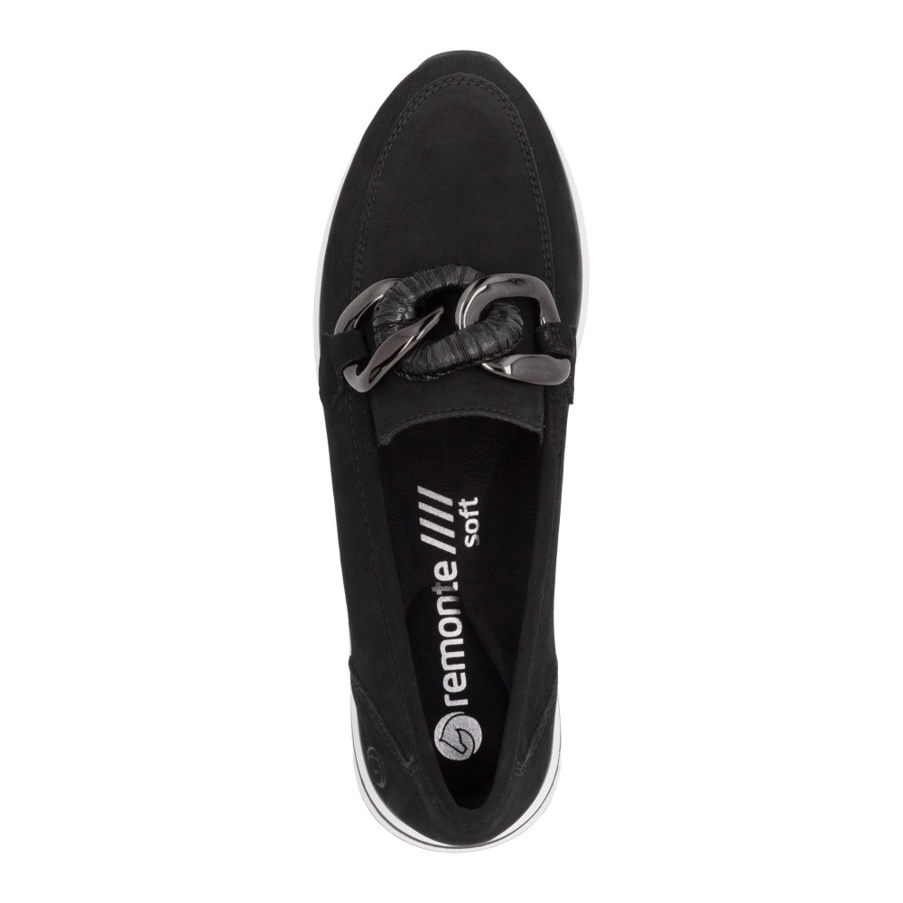 detail Dámské mokasíny REMONTE D1G11-02 černá S5