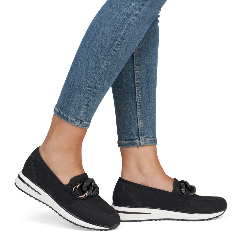 detail Dámské mokasíny REMONTE D1G11-02 černá S5