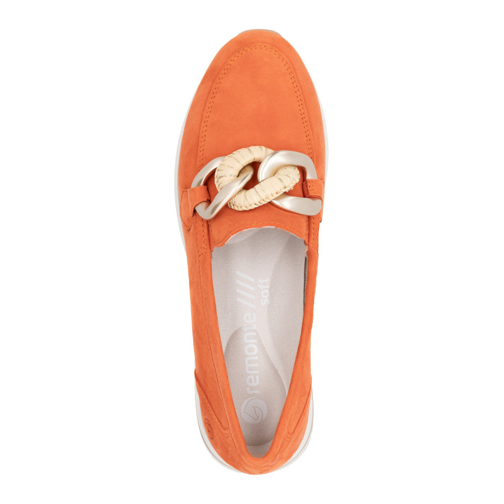 detail Dámské mokasíny REMONTE D1G11-38 oranžová S5