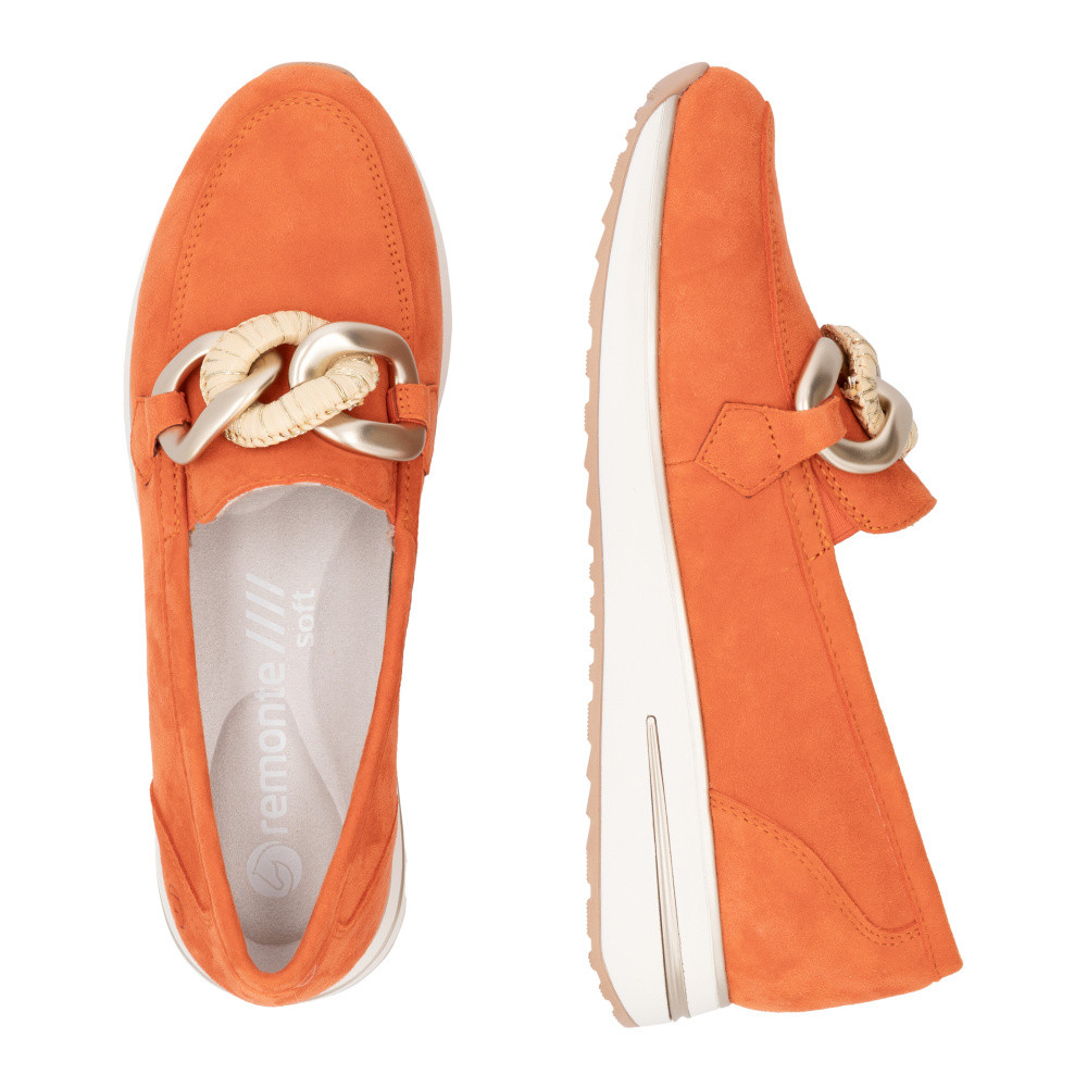 detail Dámské mokasíny REMONTE D1G11-38 oranžová S5