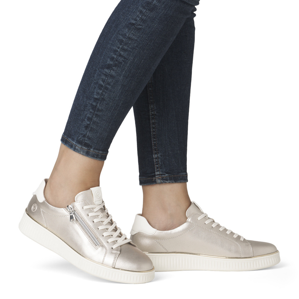 detail Dámské tenisky REMONTE D2E01-90 zlatá S5