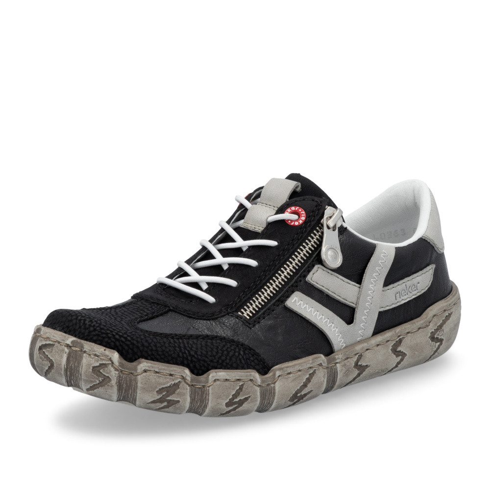 detail Dámské tenisky RIEKER L0363-00 černá S5