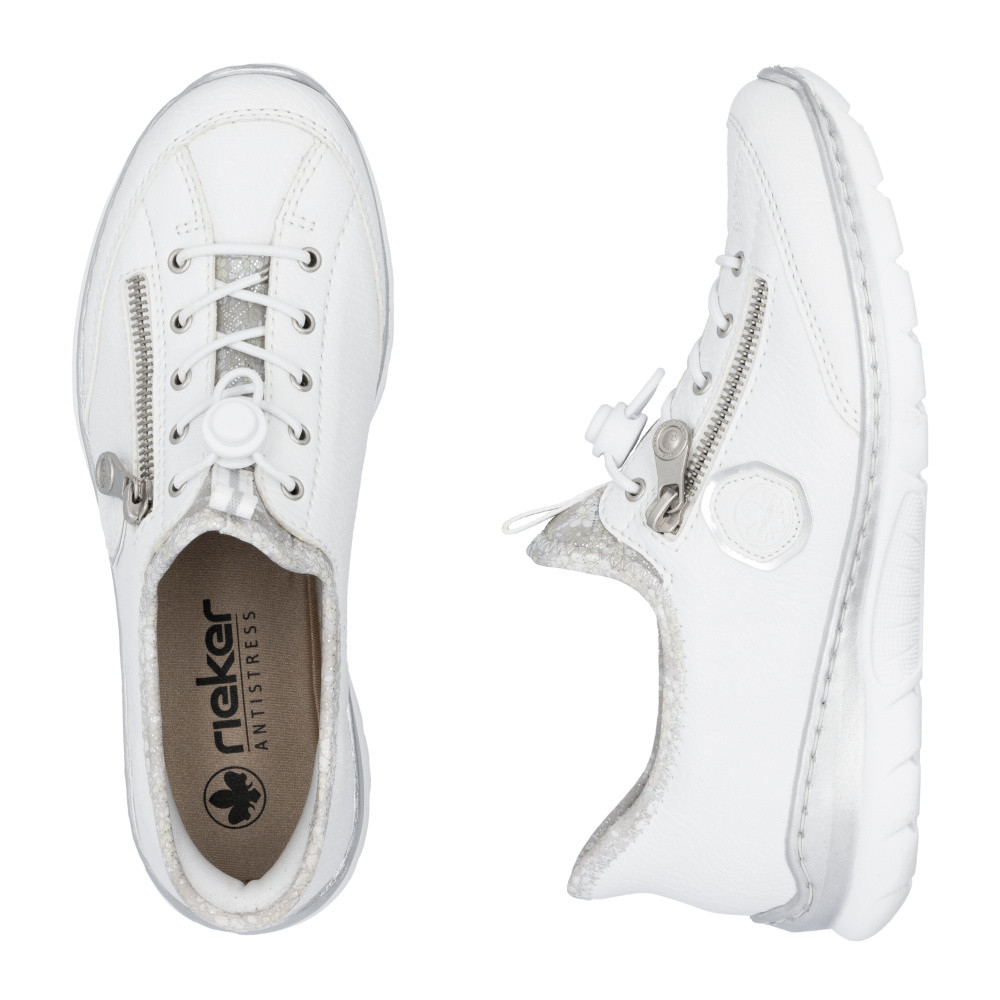 detail Dámske tenisky RIEKER L32F1-80 biela S5