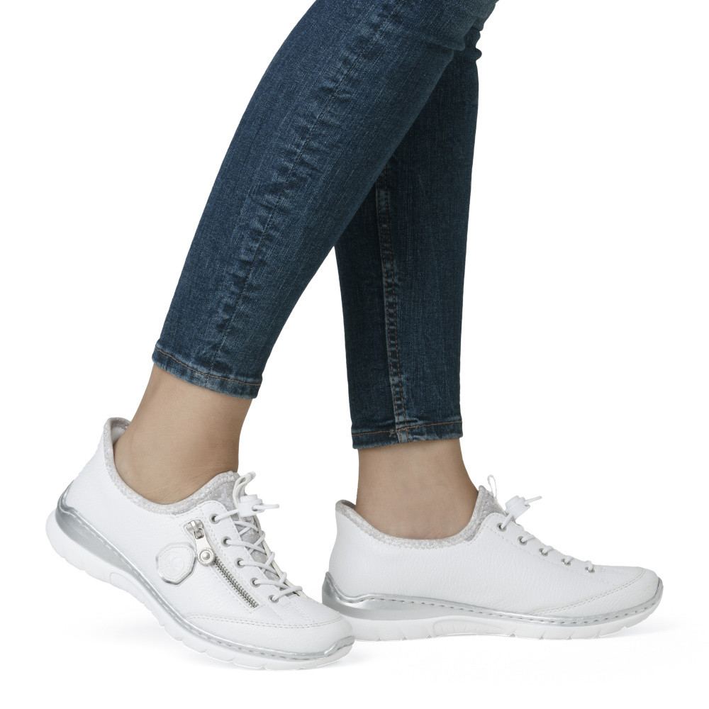 detail Dámske tenisky RIEKER L32F1-80 biela S5