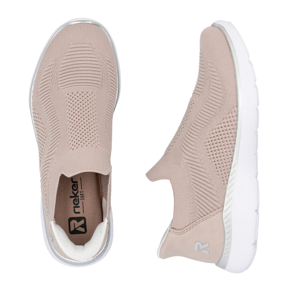 detail Dámské tenisky RIEKER M5072-62 béžová W5