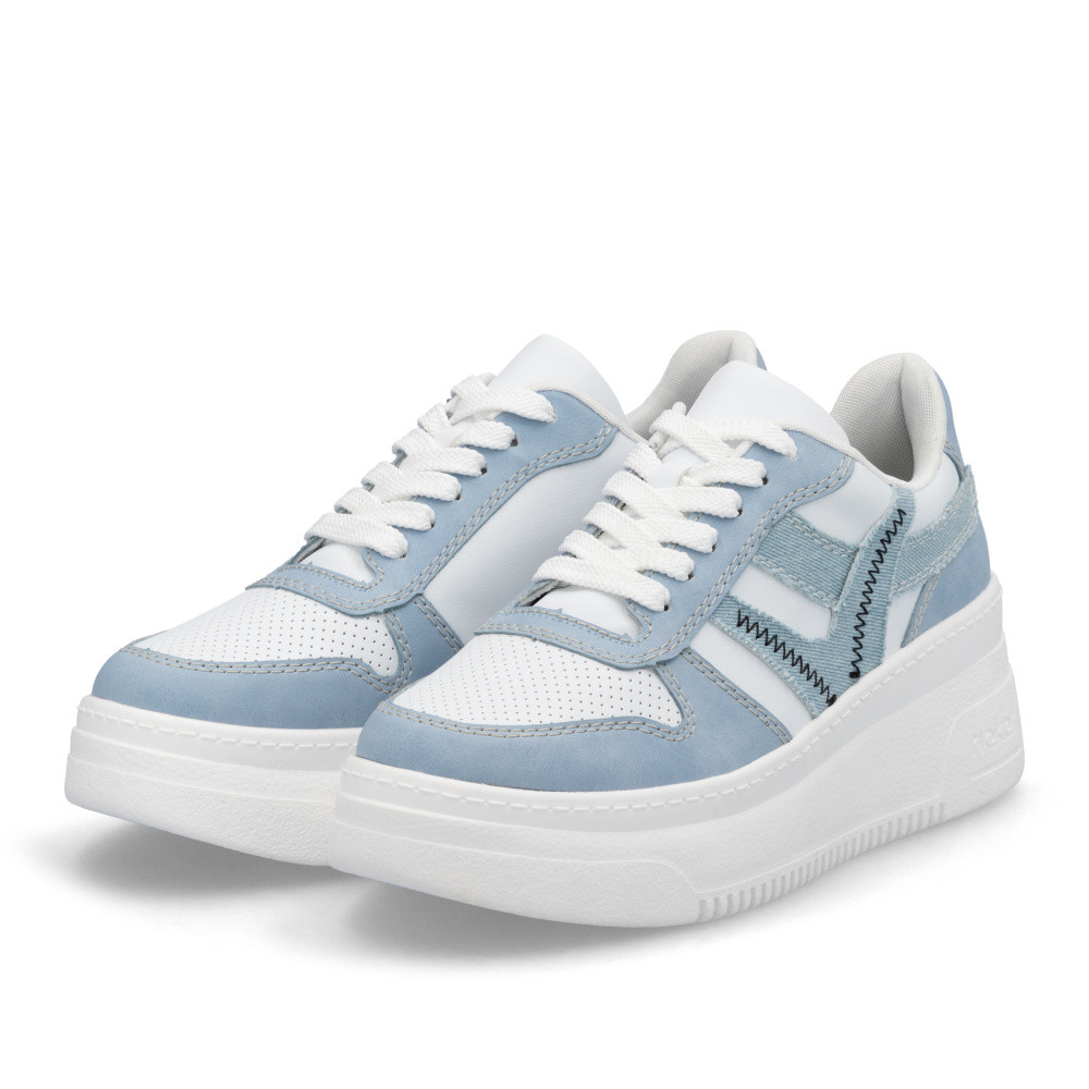 detail Dámské tenisky RIEKER M7815-10 modrá S5