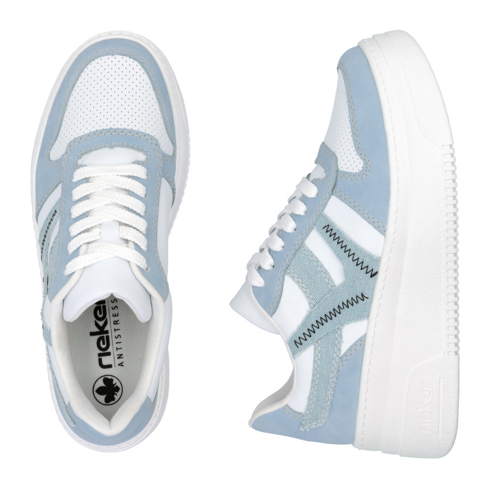 detail Dámské tenisky RIEKER M7815-10 modrá S5