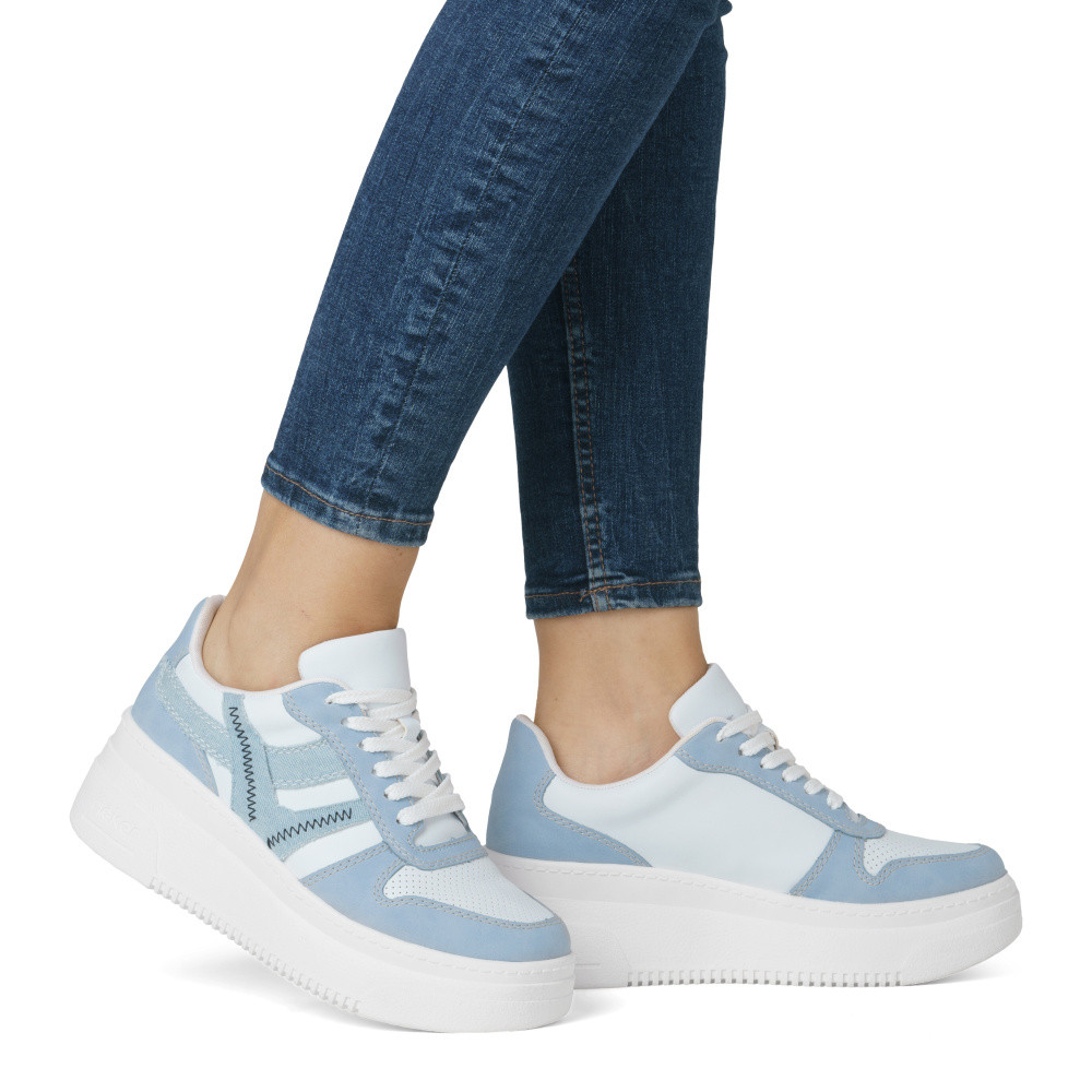 detail Dámské tenisky RIEKER M7815-10 modrá S5