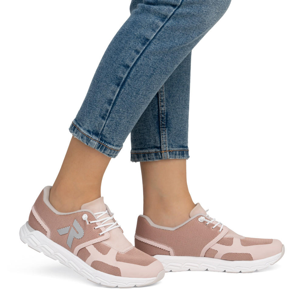 detail Dámské tenisky RIEKER M9000-31 růžová S5