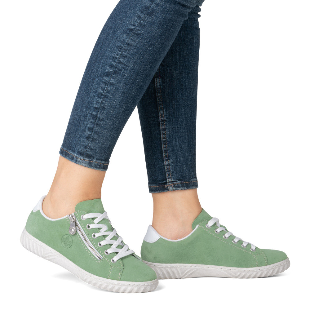 detail Dámské tenisky RIEKER N0900-52 zelená S5