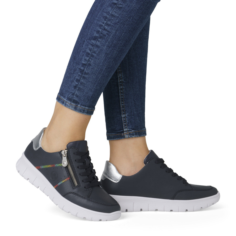 detail Dámské tenisky RIEKER N1313-14 modrá S5