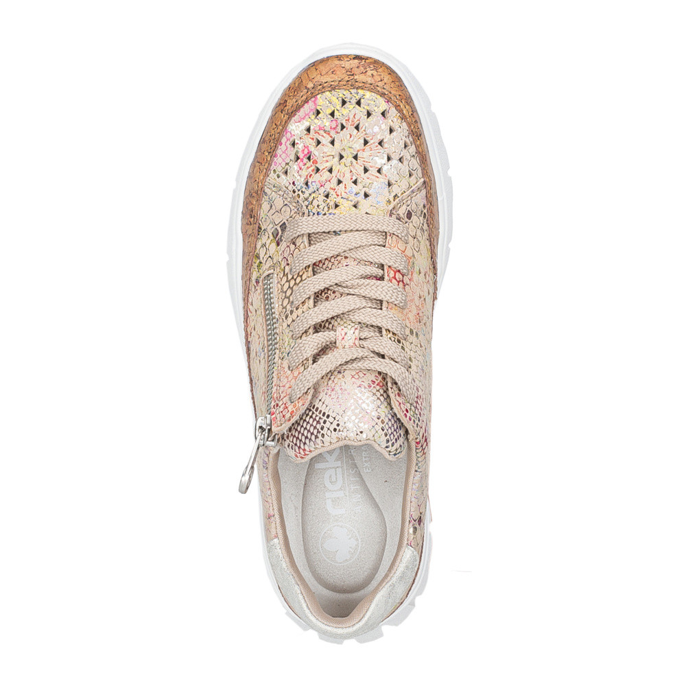 detail Dámske tenisky RIEKER N1315-90 béžová S5